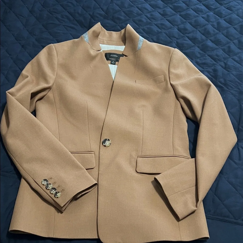 J. Crew Women's Camel Blazer - Picture 1 of 6